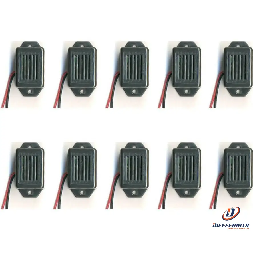 10 Cicalini Elettronici 12 V 35 Ma Securvera 10
