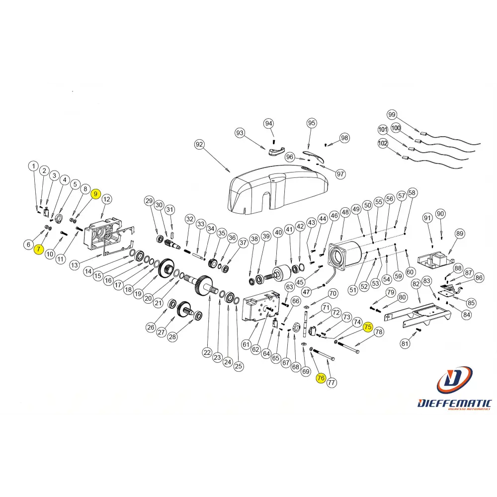 100071 Rondella D8 Basic Bazer Ricambio