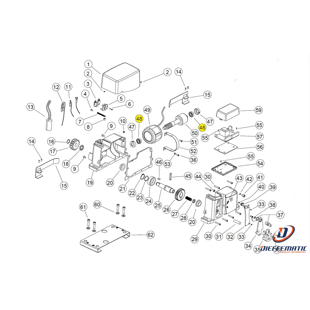 100090/6 Cuscinetto 6202 Zz Kbc/Skf Ag Future Kv10 Ricambio
