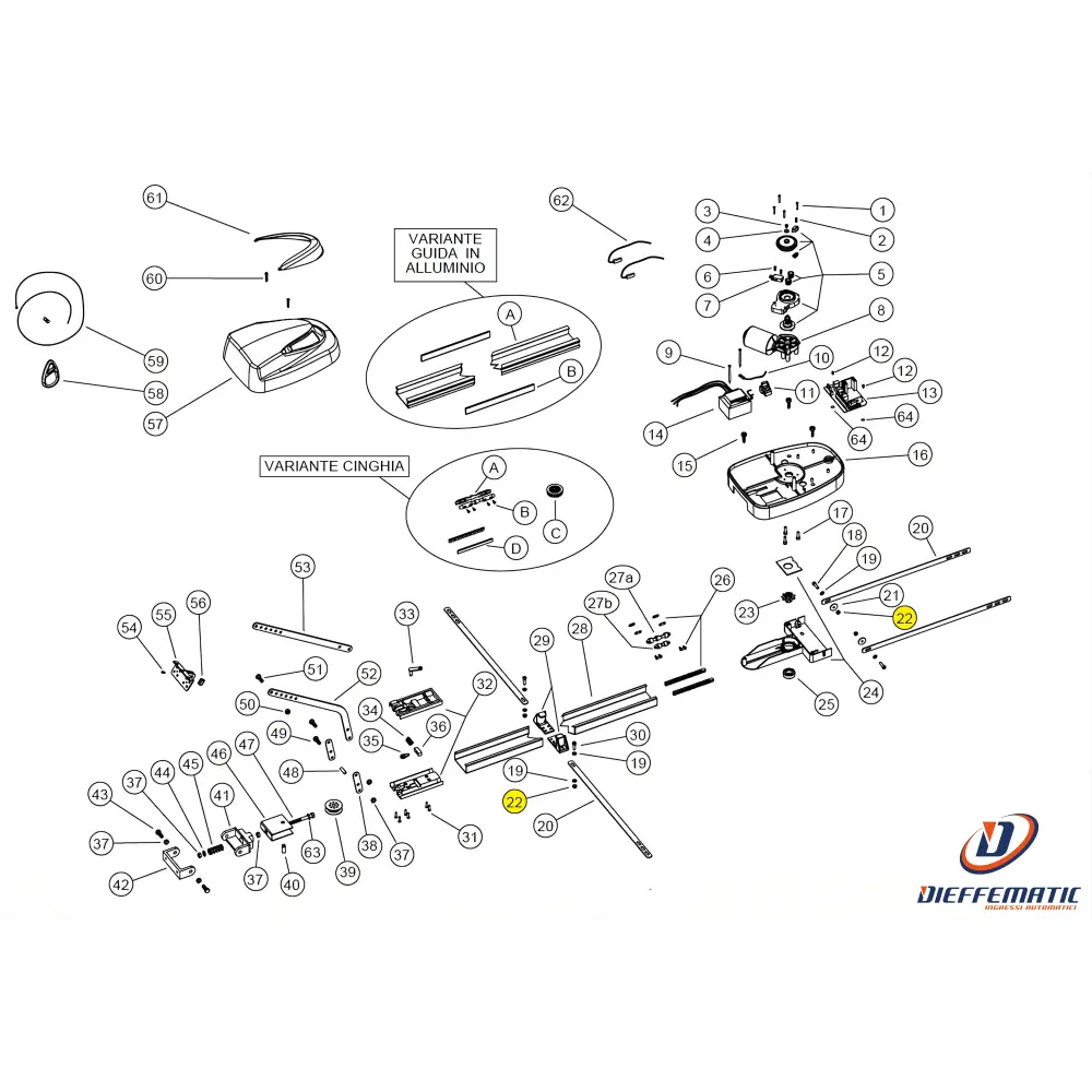 112508 Dado M5 Utile Uniko Ricambio