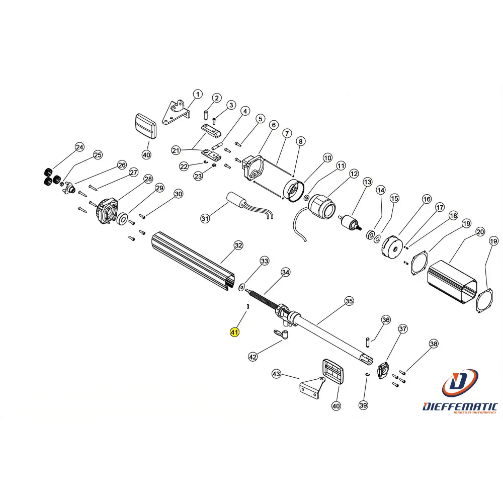 121826 Spina Elastica 4X18 Linear 11 Vh 230V Ricambio