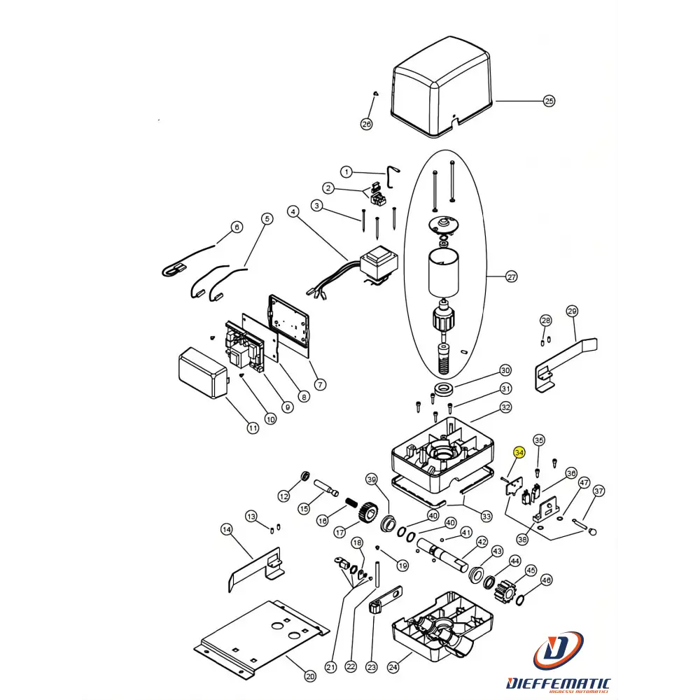 130013/1 Vite Autofilettante Tc+ 3,5X22 Simply Kv6 24 Ricambio