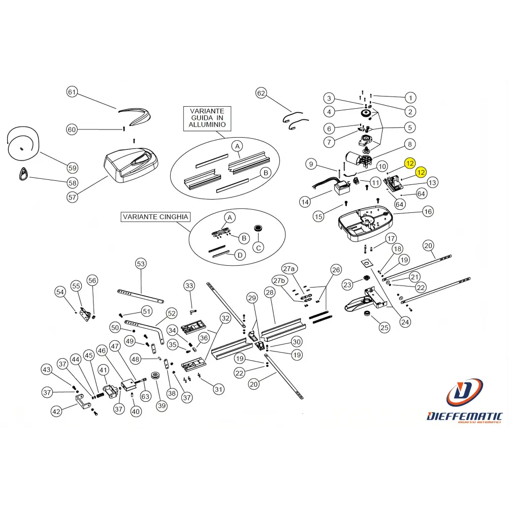 130013/2 Vite Autofilettante Tc + 3,5 X 9,5 Utile Uniko Ricambio