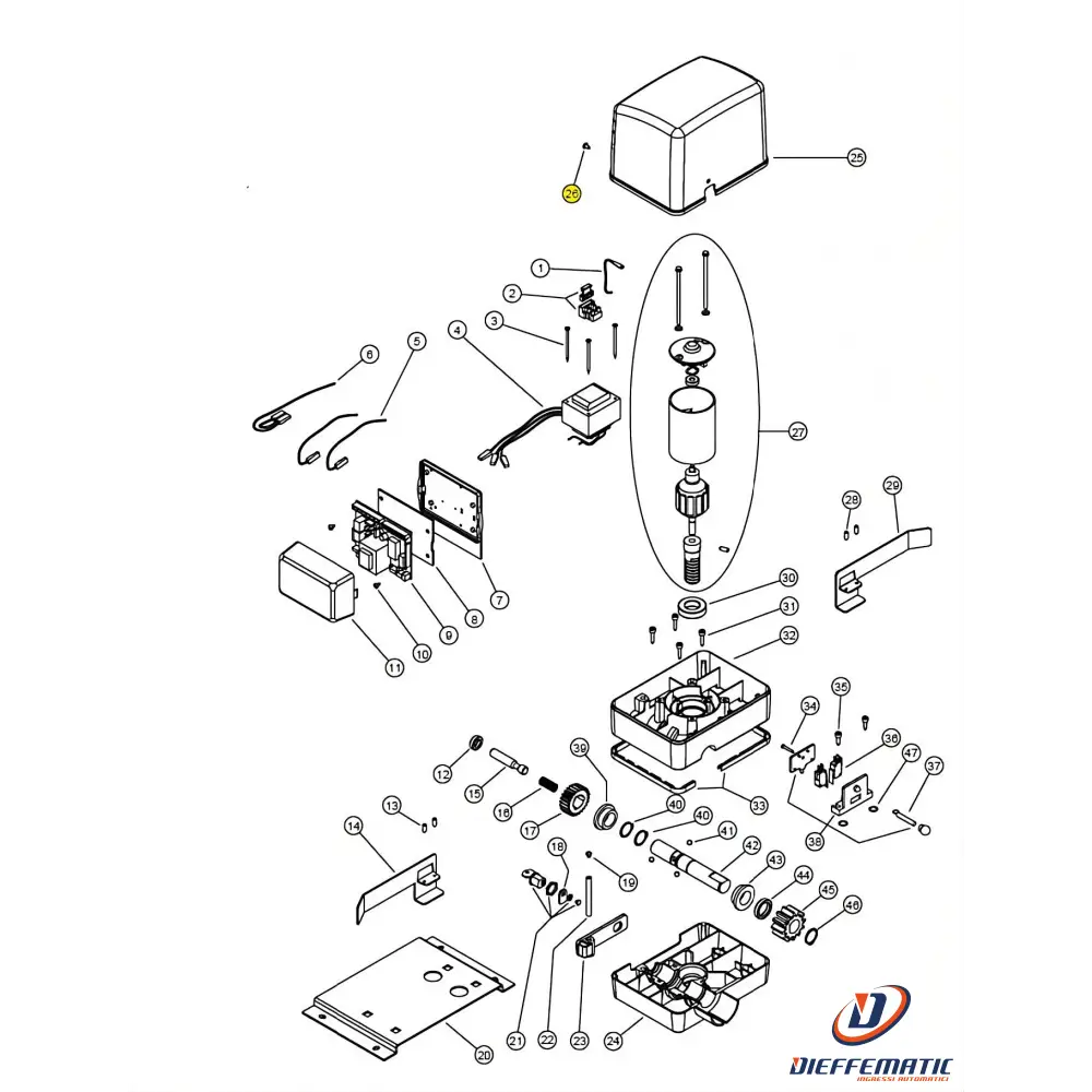130013/2 Vite Autofilettante Tc+ 3,5X9,5 Simply Kv6 24 Ricambio