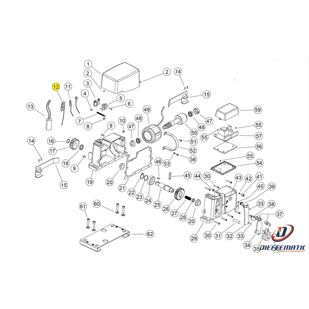 140065/2 Cavo Finecorsa Doppio Ag Future Kv10 Ricambio
