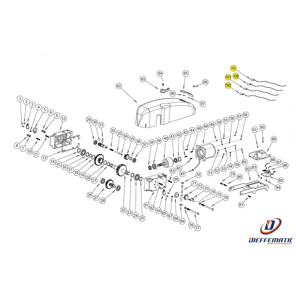140065 Cavo Precablato Basic Bazer Ricambio