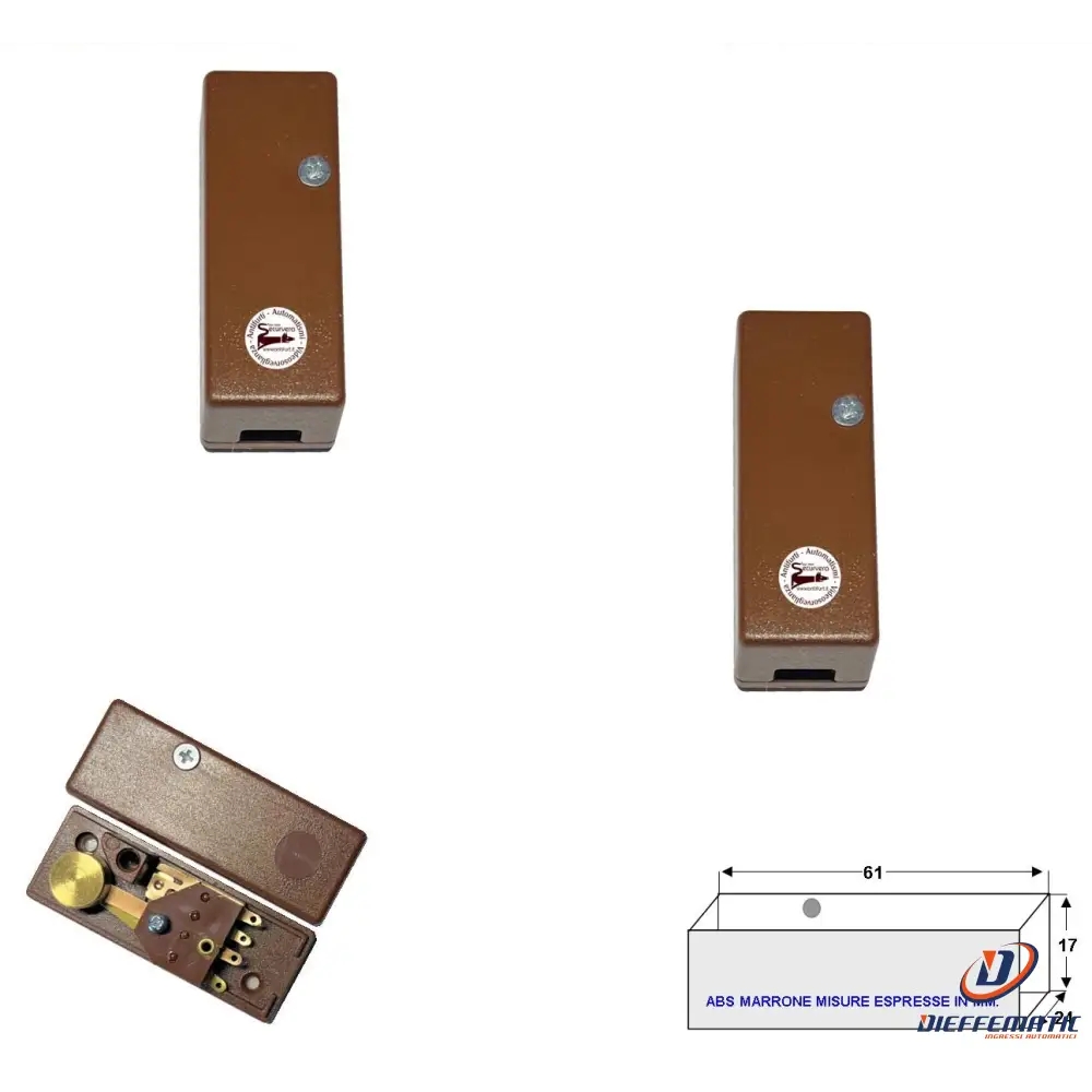 2 Sensori Di Vibrazione E Scasso Adesivo Contatti Dorati Securvera Sv-Vamcdnc2Vd