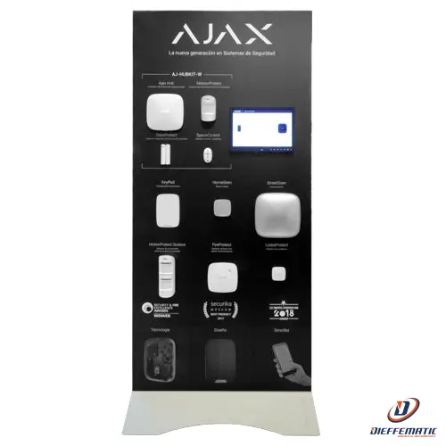 Ajax Aj-Btotem-W-Es Espositore Demo Display Stand