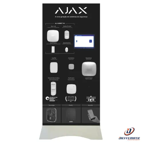 Ajax Aj-Btotem-W-Pt Espositore Demo Display Stand