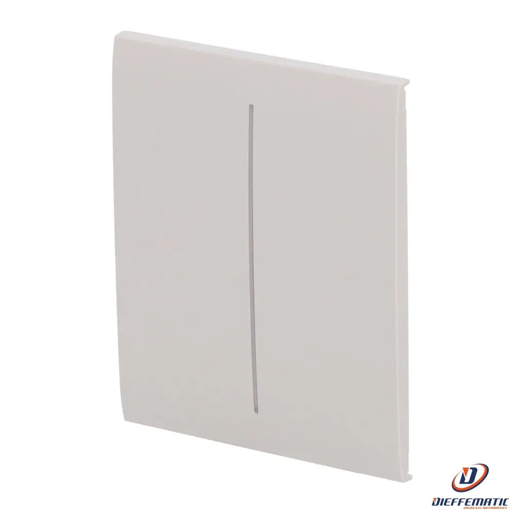 Ajax Aj-Centerbutton-2G-Oys Pannello Tattile Per Doppio Interruttore Della Luce