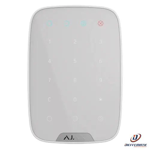 Ajax Aj-Keypad-W Tastiera Bianca Indipendente Wireless
