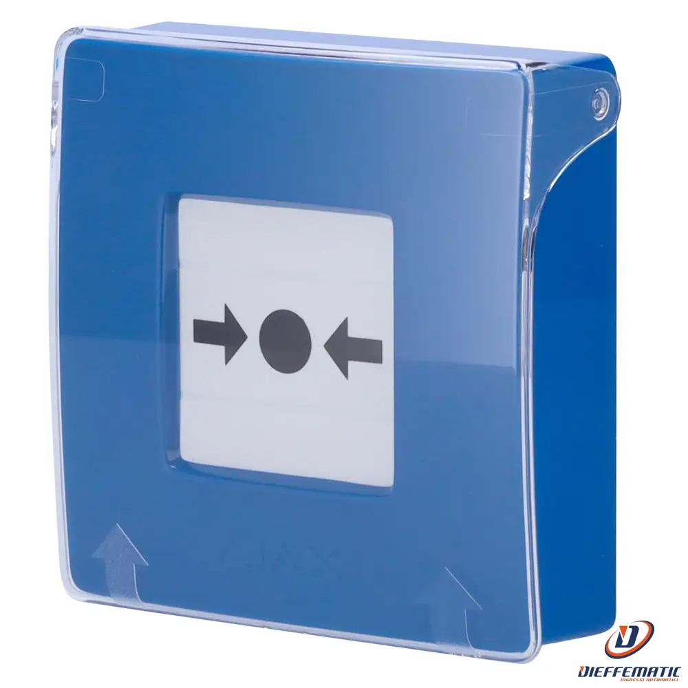 Ajax Aj-Manualcallpoint-Blue Pulsante Manuale Di Allarme Antincendio Blu