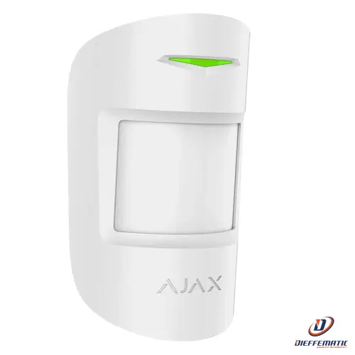 Ajax Aj-Motionprotectplus-W Rilevatore Pir Doppia Tecnologia