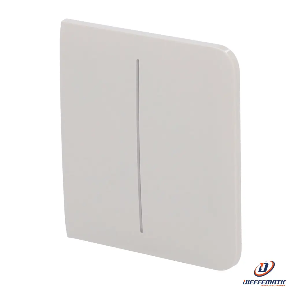 Ajax Aj-Sidebutton-2G-Oys Pannello Tattile Per Doppio Interruttore Della Luce
