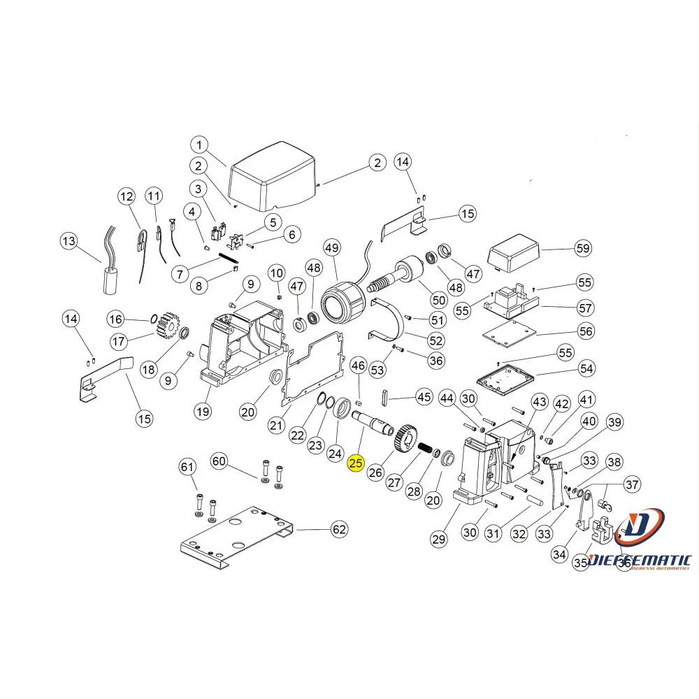 Alb008 Albero Trasmissione Ag Future Kv10 Ricambio