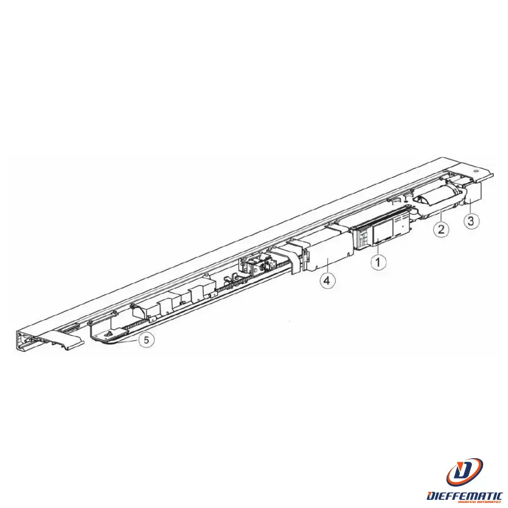 Alimentatore 230v 200w Per El21 Ten Ditec Entrematic 6al2 Ricambio Originale