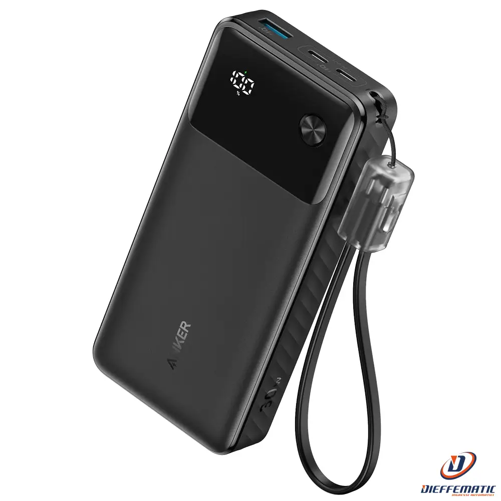 Anker Ank-A1384-B Power Bank Con Display