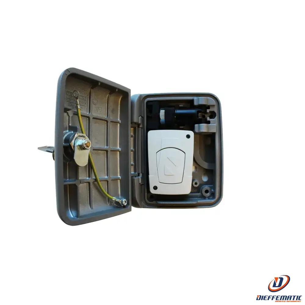 Box In Alluminio Da Esterno Con Pulsante E Leva Sblocco Allmatic Bldr 64100248