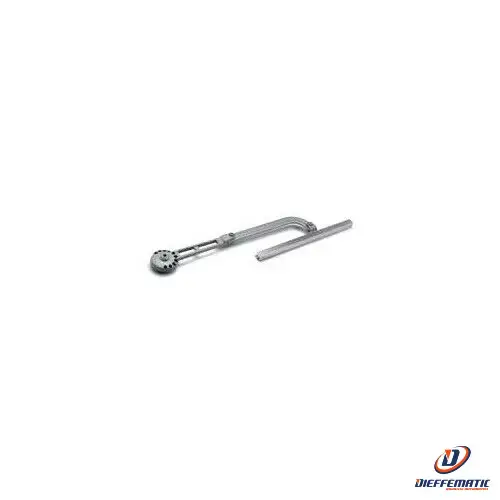 Braccio Dritto Con Slitta In Alluminio Pressofuso Verniciato Cardin Bl824drm