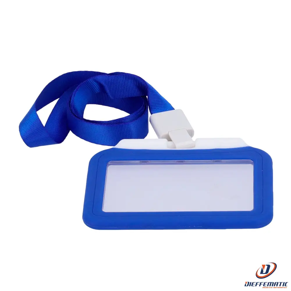 Card-Holder-H-Blue Portabadge Azzurro