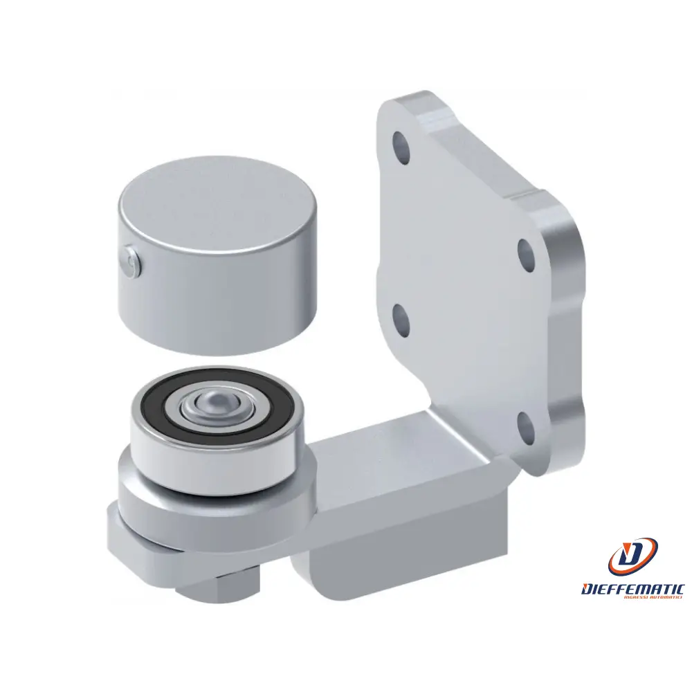 Cardine Inferiore D.40 Con Cuscinetto E Staffa 4 Fori Fac 267.40 Vc4211.040