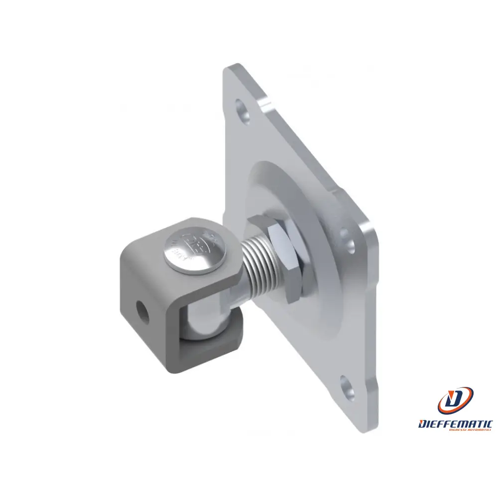 Cardine Piastra 4 Fori Bombata Fac 231B.27C Vc1206.A27 Automazione Automatismi