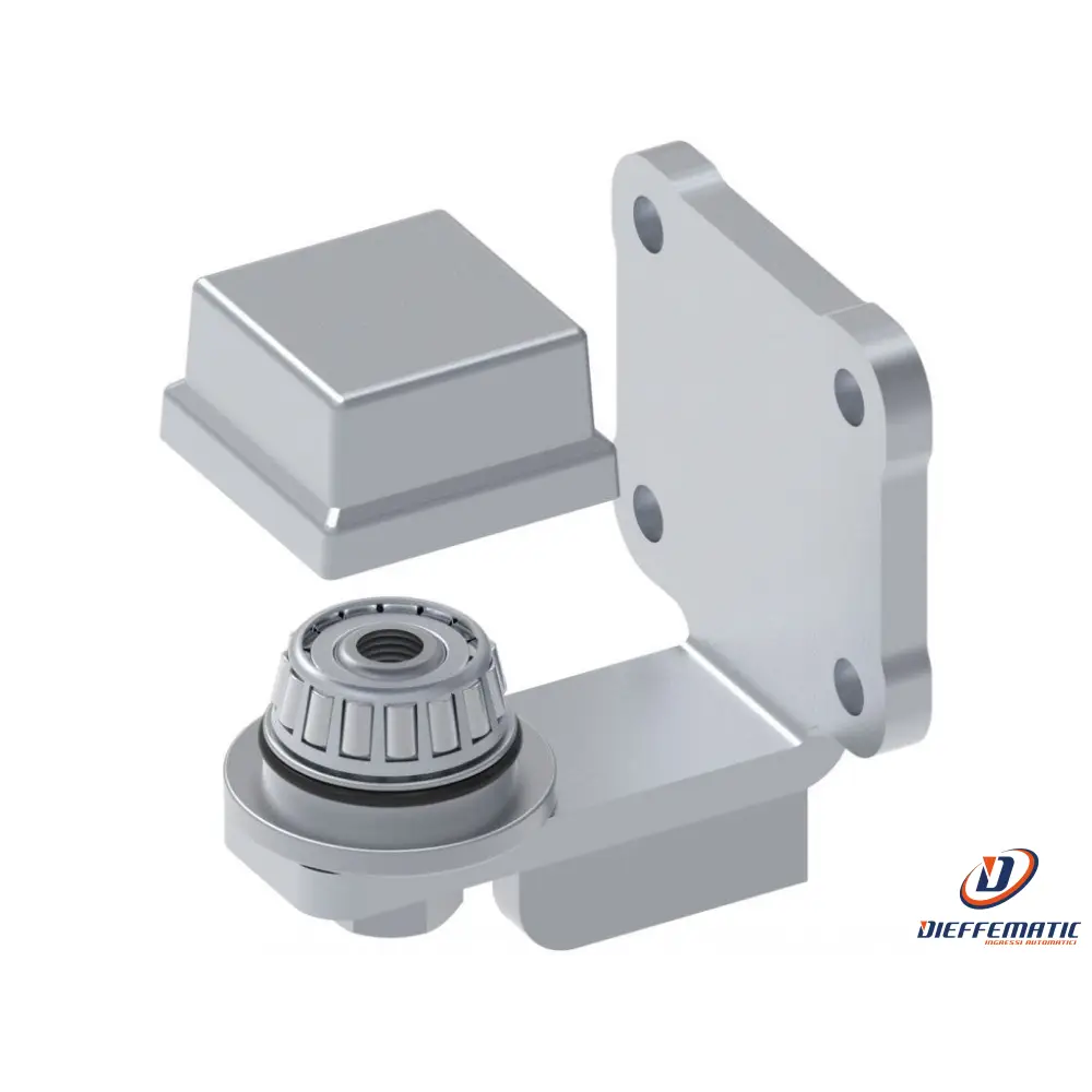 Cardine Regolabile Q.50X50 Cuscinetto Staffa 4 Fori I=95 Mm Fac Vc4272.B50 Nuovo