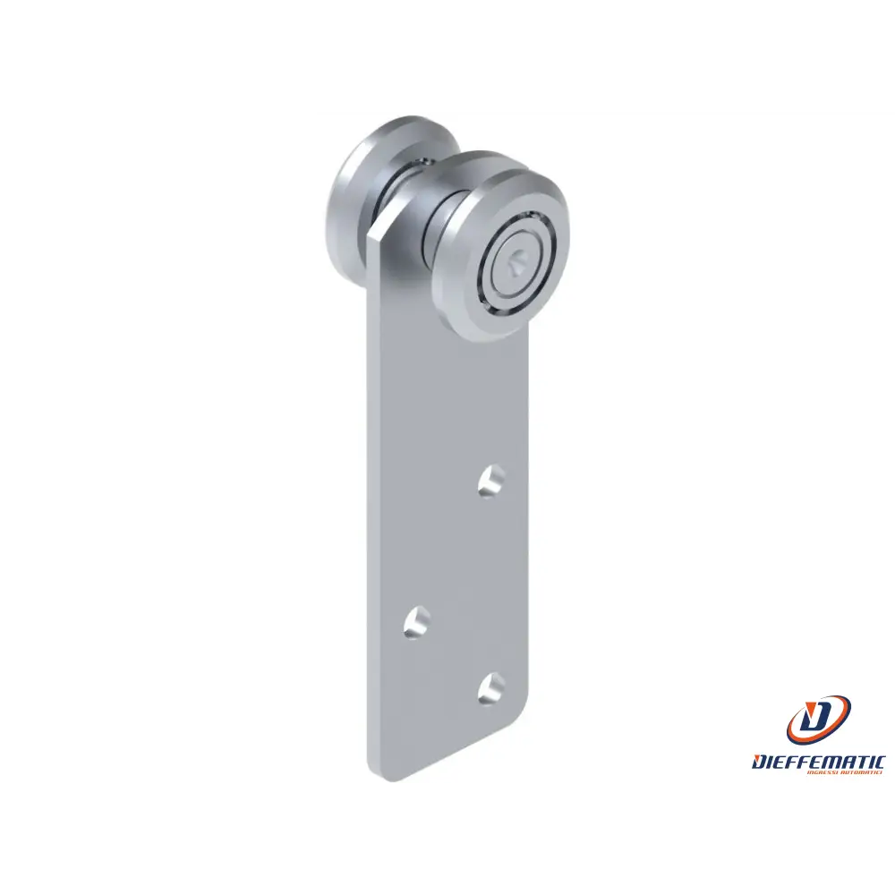 Carrello Zincato 2 Ruote D.24 Mm - Tipo 1 Fac 24.1 Vb3101.024 Automazione Nuovo