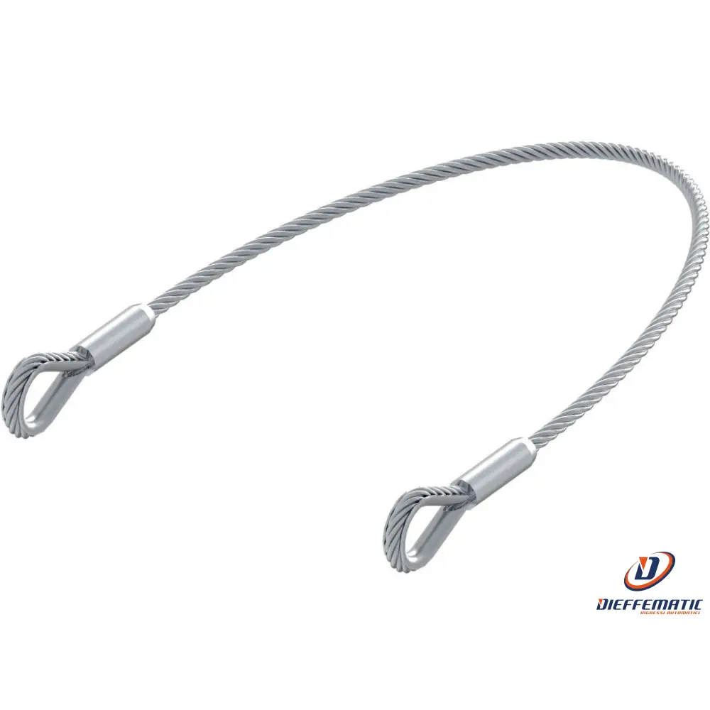 Cavo Anticaduta L=400 Mm D=4 Mm Inox Fac 1239.404 Vc9101.400.I Automazione Nuovo