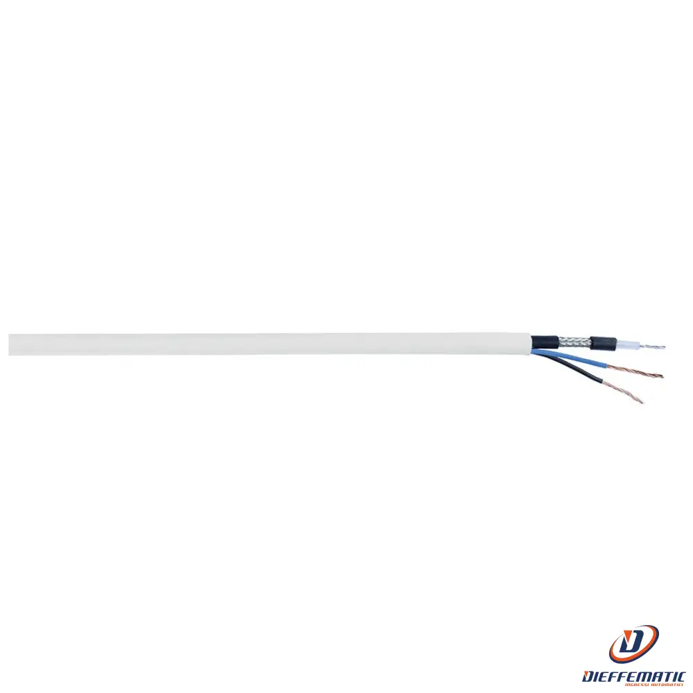 Cavo Composto Tvcc Coax Rg58 50Ω + 2X0.75Mm² Ecs Co-R827 /M100 Copvm0580275Bim01