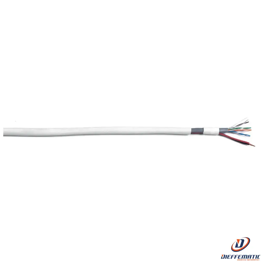 Cavo Composto Tvcc Utp Cat 5E + Alimentazione Ecs Co-U25 /M100 Copvlu5E0250Bim01