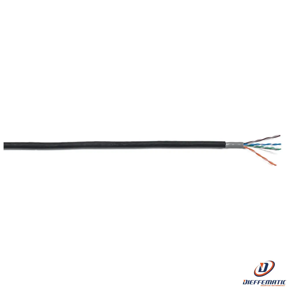 Cavo Di Rete Lan Utp Cat 5E Doppia Guaina Pe Ecs Le-524 /B500 Luder54A24Uxneb05