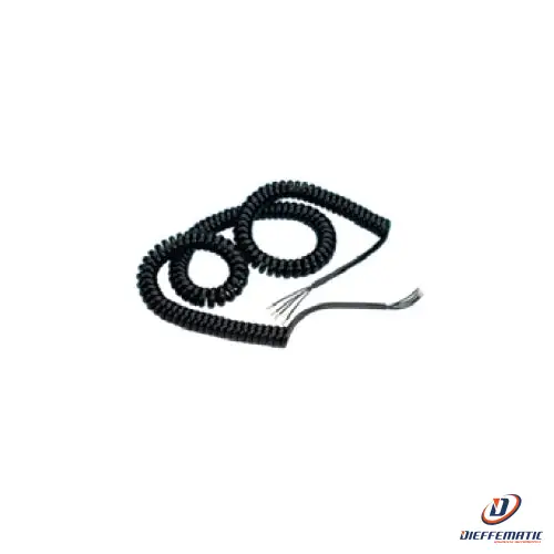 Cavo spiralato, Ø 6 mm, 4 cavetti da 0,5 mm2, L max 3 m Bircher SPK-3 213966