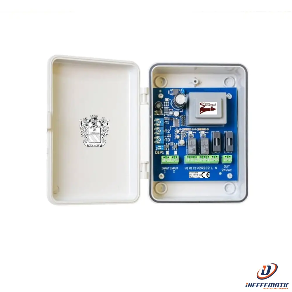 Centrale 230V Gestione Impianto Semaforico 2 Luci Securvera Sd-Cescs23Apd