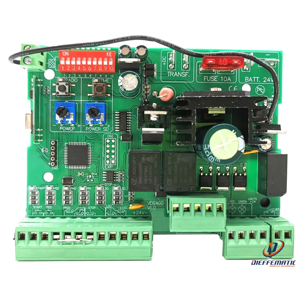 Centrale Cancello Scorrevole 24V Si Adatta A Apritech Mach1 24 Mn M01.122.00