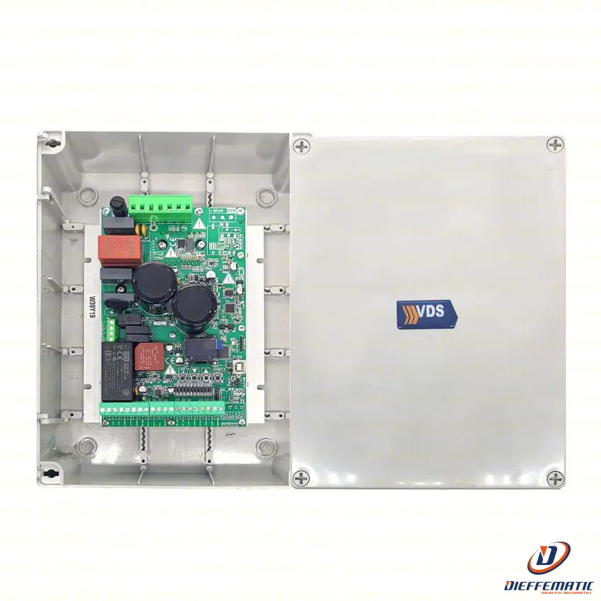 Centrale Di Comando Per Cancello Scorrevole Inverter 230V Con Box Ricambio
