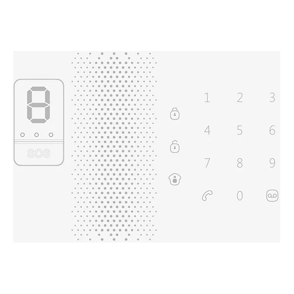 Centrale Wizard Di Allarme Domestico Queen Alarm Qar-362 Antintrusione Sicurezza