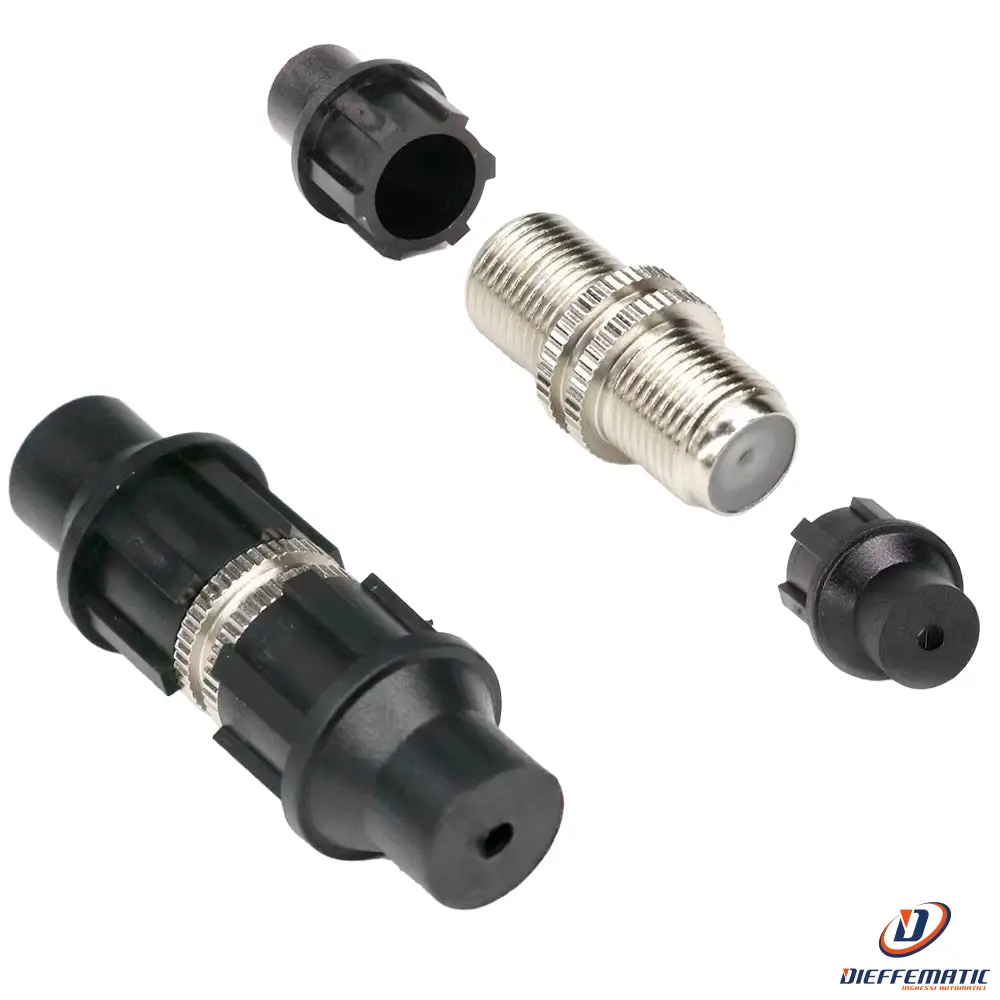 Con100-Cap-Df Connettore Coassiale Doppio F