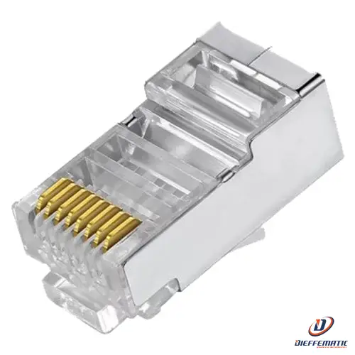 Con300-Ftp5E-Ez Connettori Rj45 Pass-Through 50 Pezzi