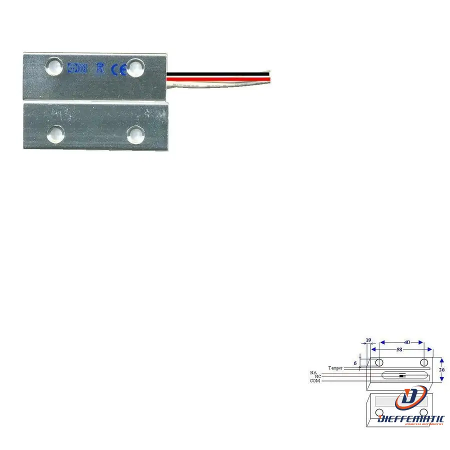 Contatto Magnetico Corazzato A Scambio C.Nc.Na Securvera St-46Scmccima