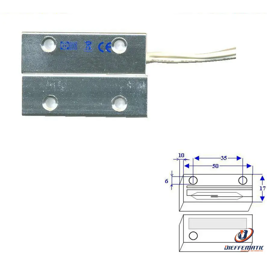 Contatto Magnetico Corazzato Porte Ferro Securvera St-460Cmcpfpa