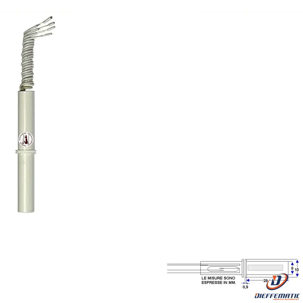Contatto Magnetico Da Incasso Per Infissi Non Ferrosi Securvera St-415Cpusmpb