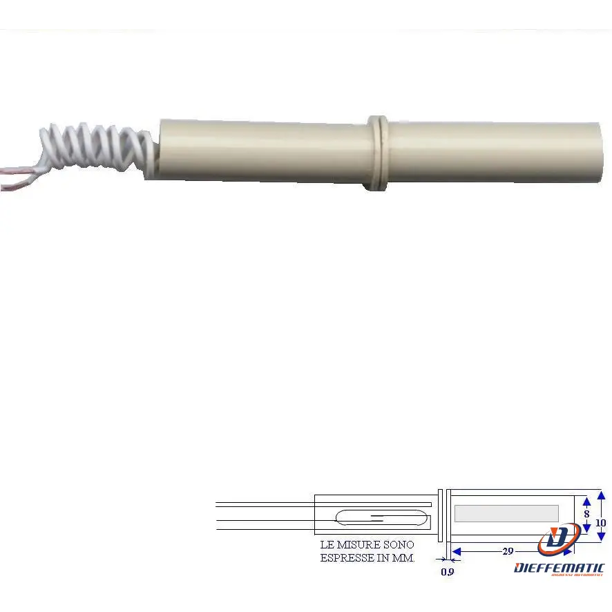 Contatto Magnetico Nc A Sigaretta Plastica Securvera St-415Cmspapa