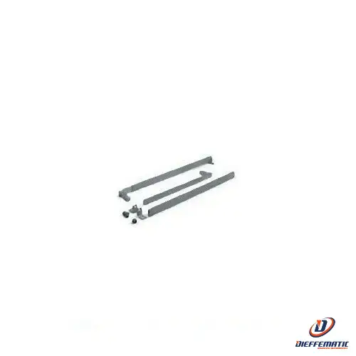 Coppia Bracci Telescopici Dritti Tubo 40 X 10 Mm Automazioni Emega Came E785a