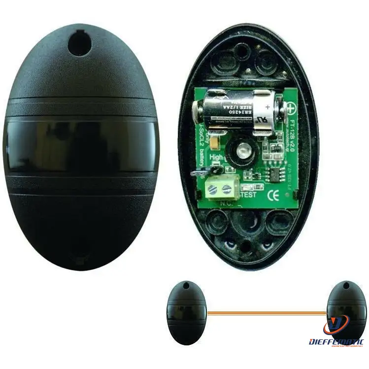 Coppia Fotocellule Tx A Batteria Sicurezza Automazioni Securvera Sv-Fpb