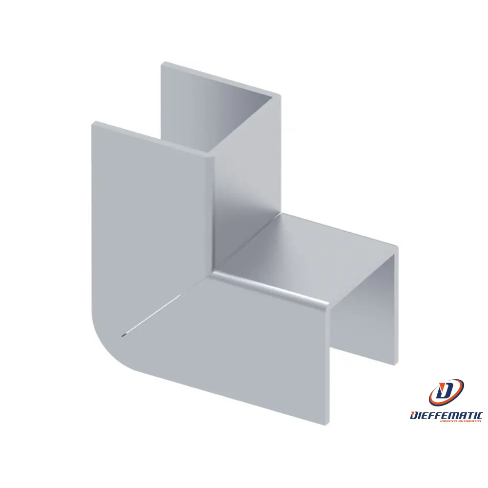 Copriangolo Zincato Retto Da 10 Mm Fac A10 Vl9010.010 Automazione Automatismi