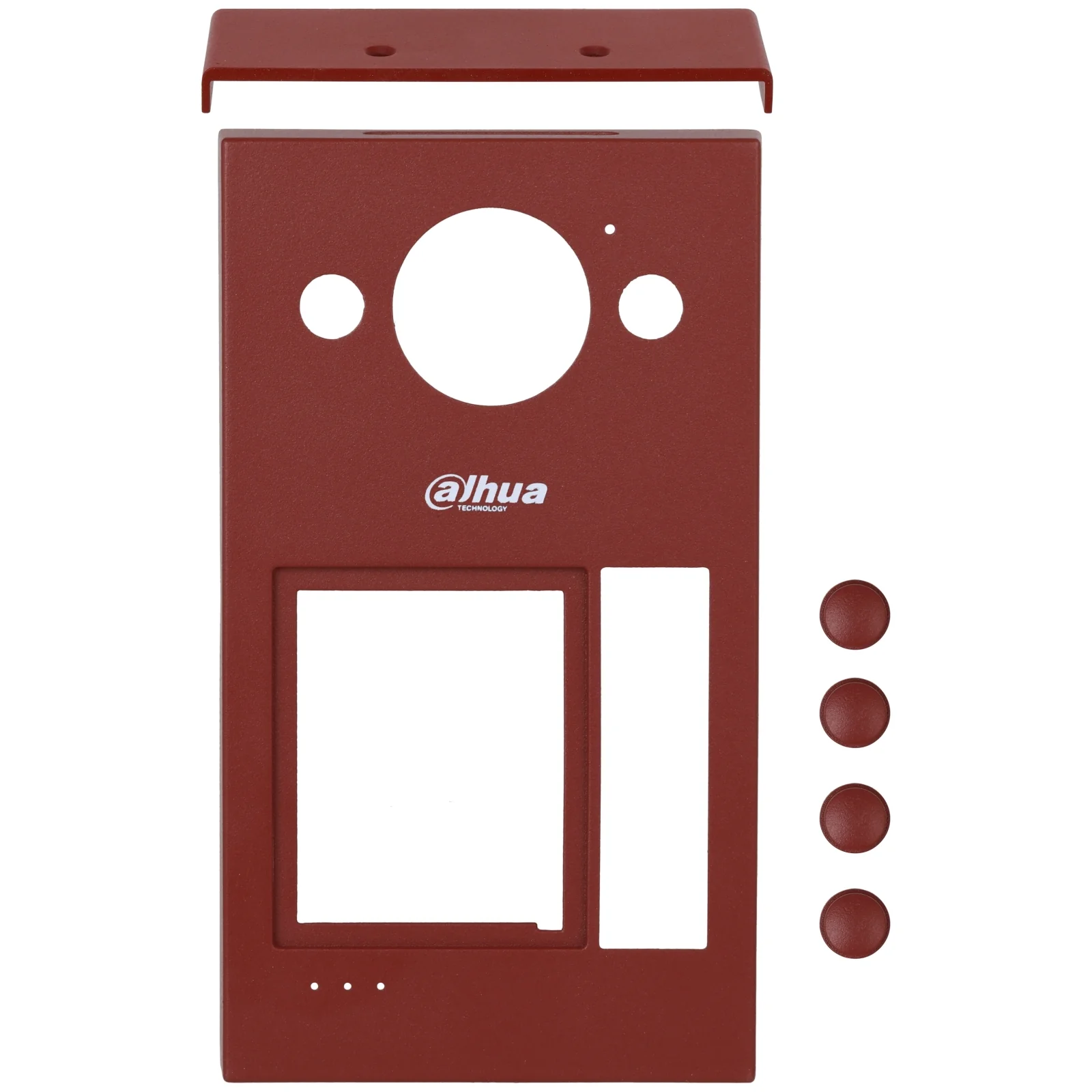 Cover Rossa Per Vto3312Q-P E Vto3311Q-Wp Dahua Vtm58 Videocitofonia Sicurezza