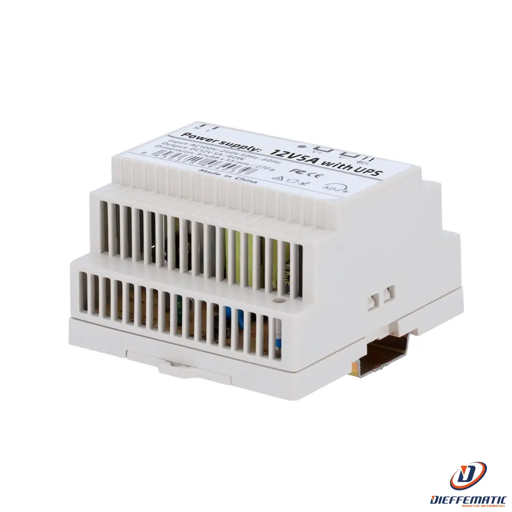 Dc12V5A-Din-Ups-P Alimentatore Con Funzione Ups