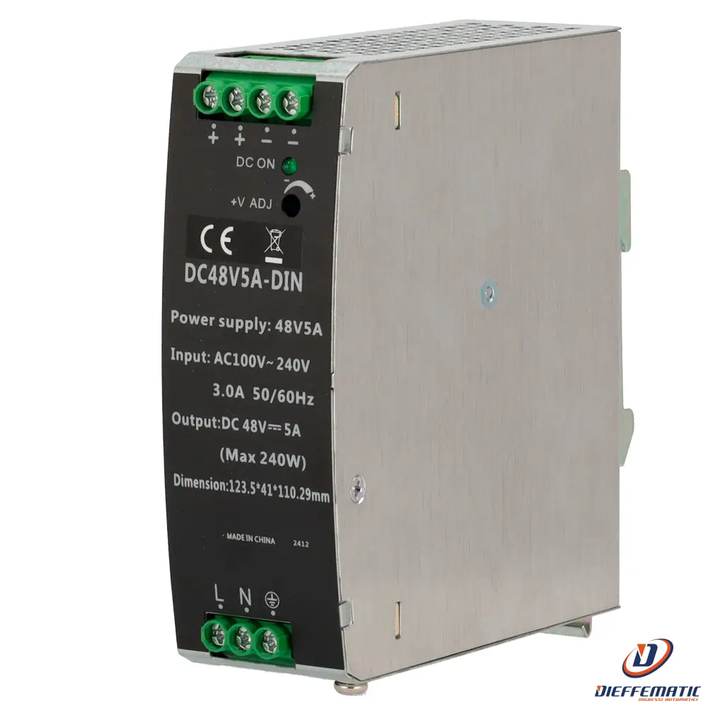 Dc48V5A-Din Alimentatore A Commutazione