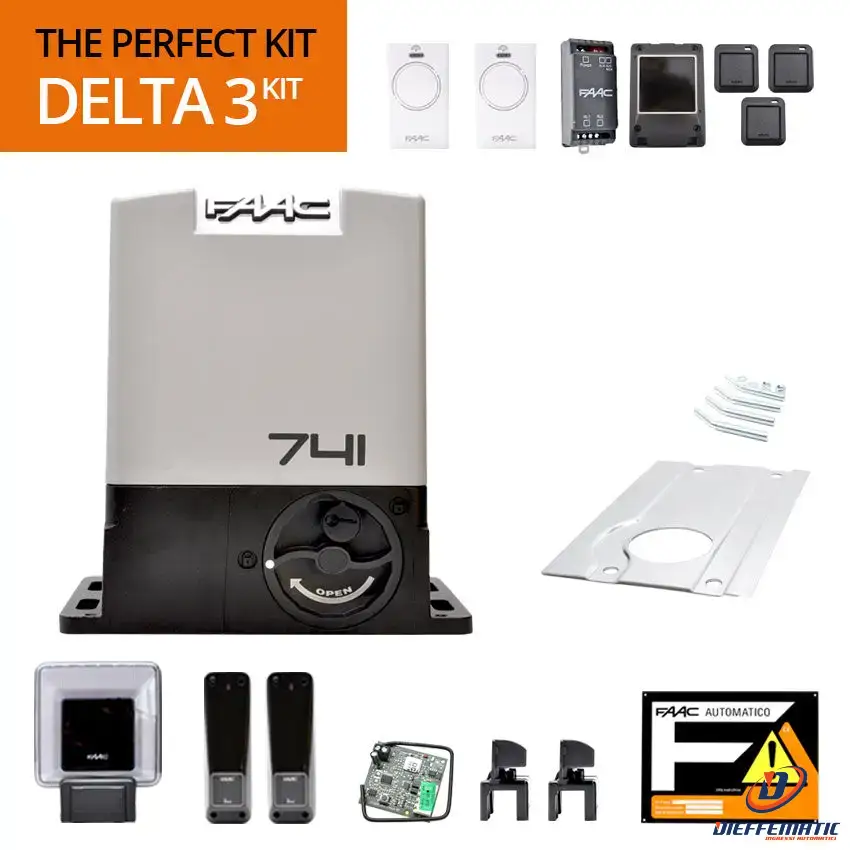 Delta3 Kit 230v Perfect Faac 105918 Ricambio Originale Garanzia Automazione